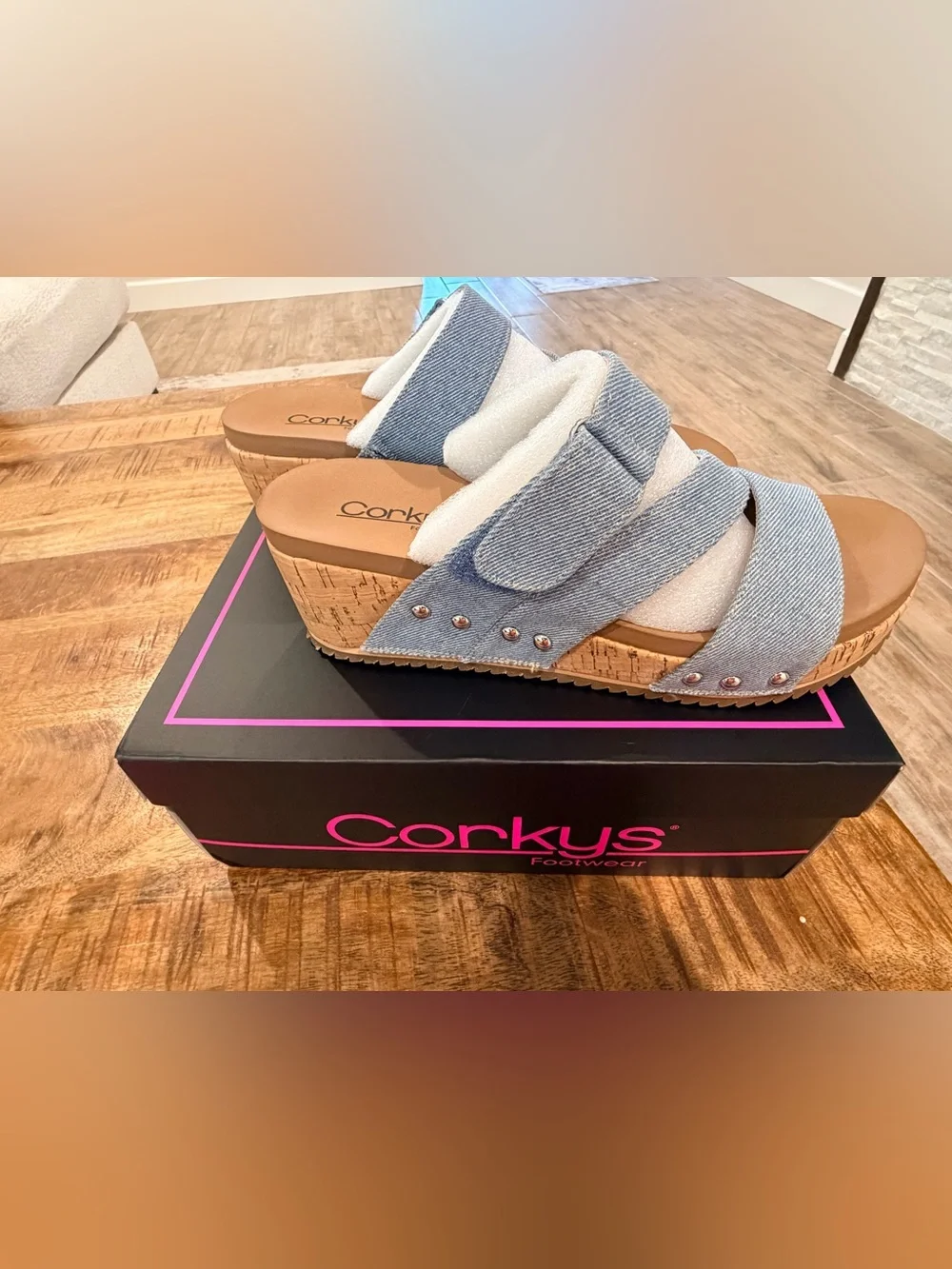 Corkys denim cork
